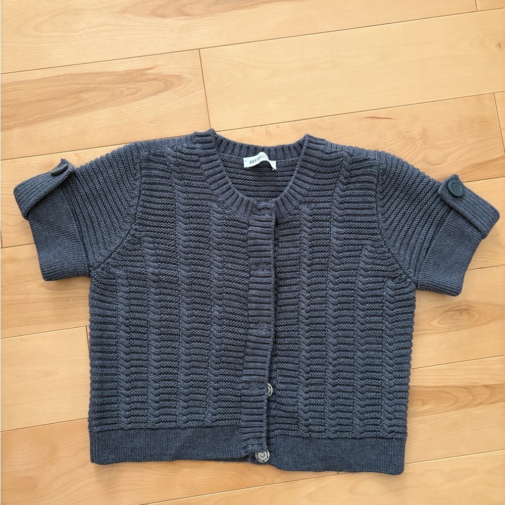 Vintage See By Chloe Short Sleeve Cardigan (Discontinued Brand)
